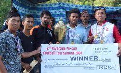 दोस्रो रिभरसाइड फुटबलको उपाधि वान्टेड समूहलाई