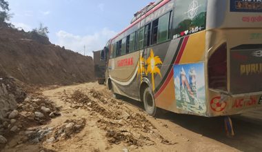 दाउन्नेमा यातायात एकतर्फी सञ्चालनमा