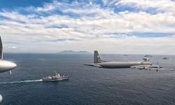 रुस र चीनद्वारा प्रशान्त महासागरमा संयुक्त नौसैनिक गस्ती