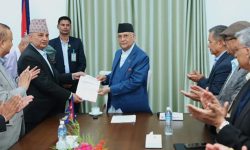 प्रधानमन्त्री उद्धार कोषमा एमालेको रु ५० लाख सहयोग