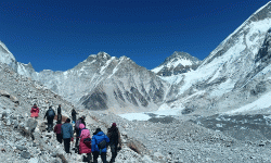 सगरमाथा क्षेत्रमा नौ हजार पर्यटक