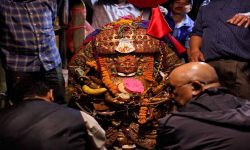 जीवित देवी कुमारीलाई पचली भैरवको दर्शन गराइयो