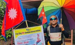 विश्वबन्धुत्वको सन्देश लिएर राष्ट्रगान यात्री नेपाली भारत यात्रामा