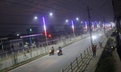 रङ्गीविरङ्गी बत्तीले धनगढीका सडक झिलीमिली