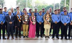 सेवानिवृत्तभएका वरिष्ठ प्रहरी अधिकृतहरूको बिदाइ