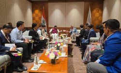 ऊर्जामन्त्री खड्का र भारतीय समकक्षीबीच भेट