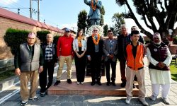 इजरायली राजदूतले गरे बिपी सङ्ग्रहालयको निरीक्षण