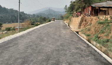 एकतीस वर्षपछि सडक कालोपत्र