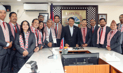 उपप्रधानमन्त्री सिंहलाई एनएफपिजे नेपालको बुझायो ध्यानाकर्षणपत्र