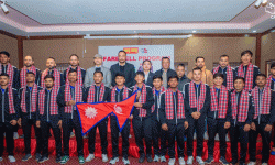 एसिया कप खेल्न जाने नेपाली क्रिकेट टोलीको बिदाइ