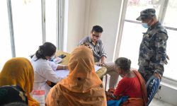 सशस्त्र प्रहरीद्धारा स्वास्थ्य शिविर संचालन