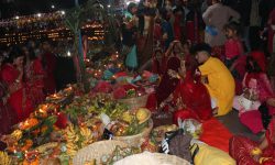 भक्तपुरमा तराईको झल्को दिने छठ पर्व सम्पन्न