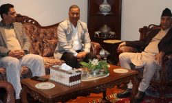 नेकपाका शिर्षस्थ नेता र नेपाली कांग्रेसका सभापति देउवाबीच भेटवार्ता