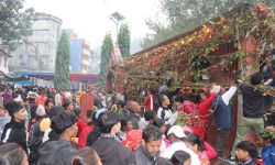 देवीघाटमा भक्तजनको घुइँचो