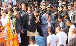 पूर्वसभामुख ढुङ्गानाको राजकीय सम्मानका साथ अन्त्येष्टि