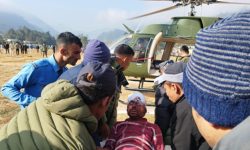 दार्चुला जीप दुर्घटना अपडेट : घाइतेलाई सेनाको हेलिकप्टरमा धनगढी लगियो