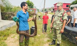 टीकापुरलाई ‘जिरो स्नेक किलिङ’ नगर बनाउन लागिपरेका लक्ष्मण