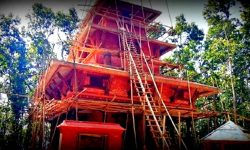 खड्गदेवी मन्दिर पुनर्निर्माणका लागि जुट्यो १८ लाख