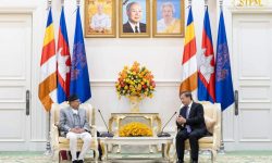 सभामुख घिमिरे र कम्बोडियाका प्रधानमन्त्रीबीच भेट, लुम्बिनी–अंगकोर सिधा हवाई उडान सुरु गर्न पहल