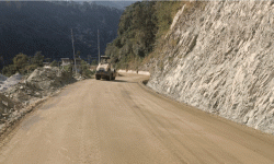 पाल्पाको रामपुरमा धमाधम सडक स्तरोन्नति हुँदै