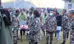 नेपाली सेनाले जाजरकोट दुर्घटनाका घाइतेको उद्धार