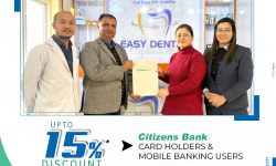 सिटिजन्स बैंक र इजी डेन्टल प्रा.लि. बीच समझदारी