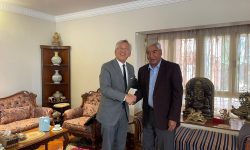 सभापति देउवासँँग अमेरिकी सहायक विदेशमन्त्री लुको भेट