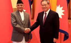 प्रधानमन्त्री ओलीलाई चिनियाँ समकक्षी छ्याङ्द्वारा स्वागत