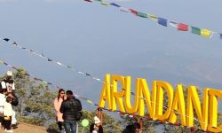 पर्यटकीय गन्तव्य बन्दै भोजपुरको अरुण डाँडा