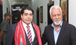 प्रधानमन्त्री गुस्माओद्वारा सांसद ढकाललाइ बिशेष अभिनन्दन