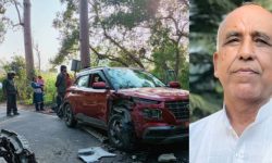 प्रदेश राज्यमन्त्रीको गाडी भारतमा दुर्घटना : तीन घाइते