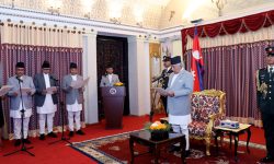 नवनियुक्त राजदूतहरुद्वारा पद तथा गोपनीयताको शपथ ग्रहण