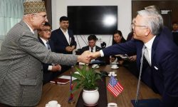 अर्थमन्त्री पौडेल र अमेरिकी सहायक विदेशमन्त्री लुबीच छलफल