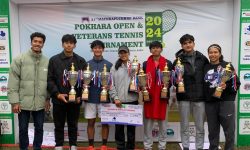 पोखरा ओपन टेनिसमा आरव र सुनिरा च्याम्पियन