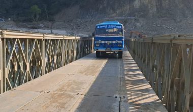 खोटाङको फोक्सिङटारमा अस्थायी बेलिब्रिज