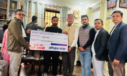 रिलायबल नेपाल लाइफ मणिग्राम शाखाद्वारा घातक रोग बापत १५ लाखको दाबी भुक्तानी