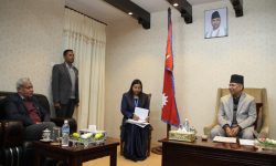 उपराष्ट्रपति यादवसँग भारतका राजदूतको भेटवार्ता