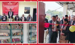 एनआईसी एसिया बैंकद्वारा चितवनको वीरेन्द्र आदर्श माविमा पुस्तकालय भवन निर्माण