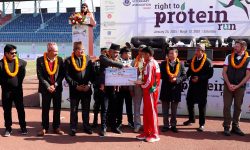 ‘राइट टु प्रोटिन’ हाफ म्याराथन : सन्तोषी र राजन प्रथम