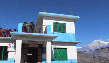 सहयोग रकम जुटाएर स्वास्थ्य चौकी भवन