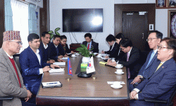 कोरिया सरकारका परराष्ट्रमन्त्रीका विशेष दूतद्वारा उच्चस्तरीय भेटवार्ता