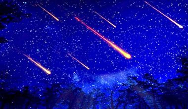 भूतप उल्का वर्षा आज राति