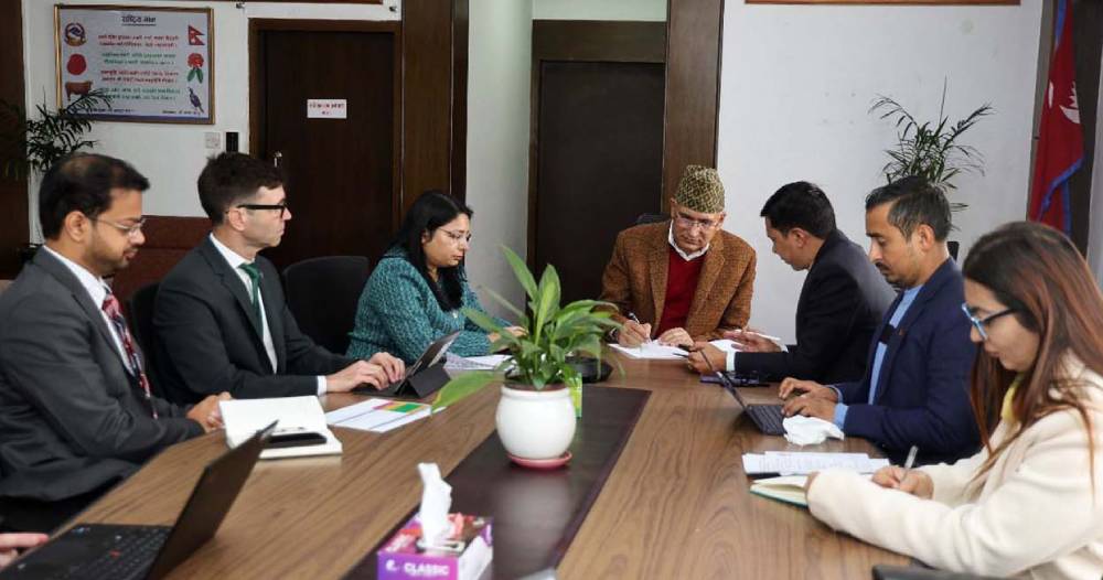 अर्थमन्त्रीसँग विस्तारित कर्जा सुविधाबारे अन्तर्राष्ट्रिय मुद्रा कोषका अधिकारीको छलफल