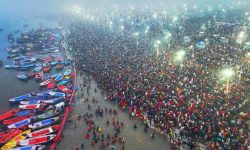 महा कुम्भ : मकर सङ्क्रान्तिमा बिहान १०.३० बजेसम्म एक करोड ३८ लाख भक्तजनले गरे सङ्गममा स्नान