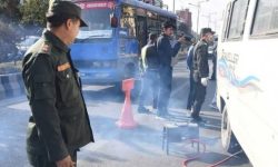 काठमाडौं महानगर र ट्राफिक प्रहरीको सहकार्यमा सवारीसाधनको प्रदूषण जाँच