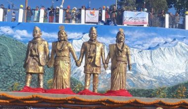 फुङलिङको तोक्मेमा धाननाचस्तम्भ निर्माण