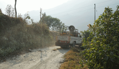 सडक स्तरोन्नति नहुँदा बाँसखर्कका किसान मर्कामा