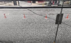 पोखरामा हिउँ