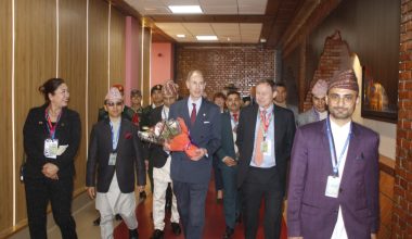 बेलायतका अधिराजकुमार नेपाल भ्रमणमा