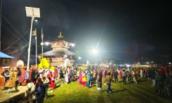 ईशानेश्वर महादेवस्थानमा भक्तजनको भीड